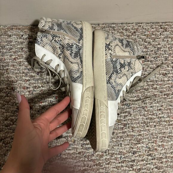 Vintage Havana Hi Top Sneakers Cliff Snake/Grey- Size 10 - Picture 8 of 9